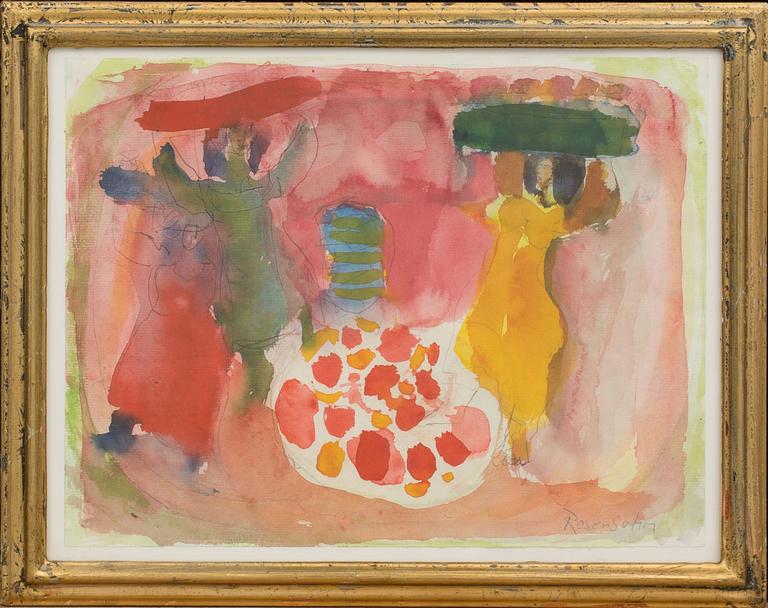 LENNART ROSENSOHN, watercolour, signed.
