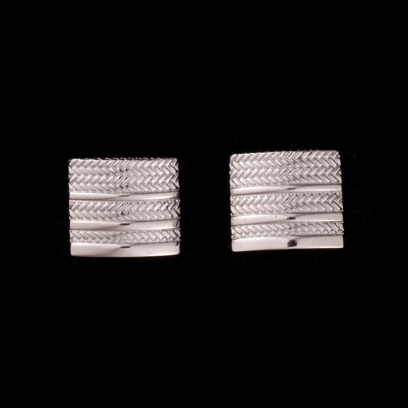 MANSCHETKNAPPAR, sterlingsilver, Ermenegildo Zegna, Edinburgh, 16,9 g. Original etui.