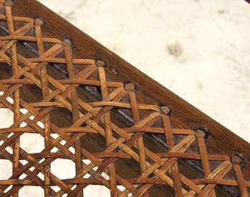SOFFA samt STOLAR, ett par, biedermeier, 1800-talets andra hälft.