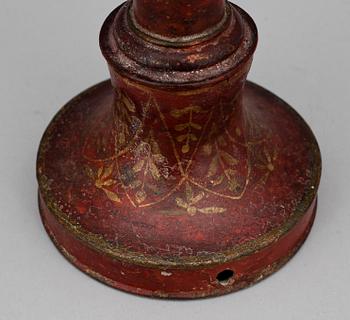 BORDSOLJELAMPA, senempire, 1800-talets mitt.