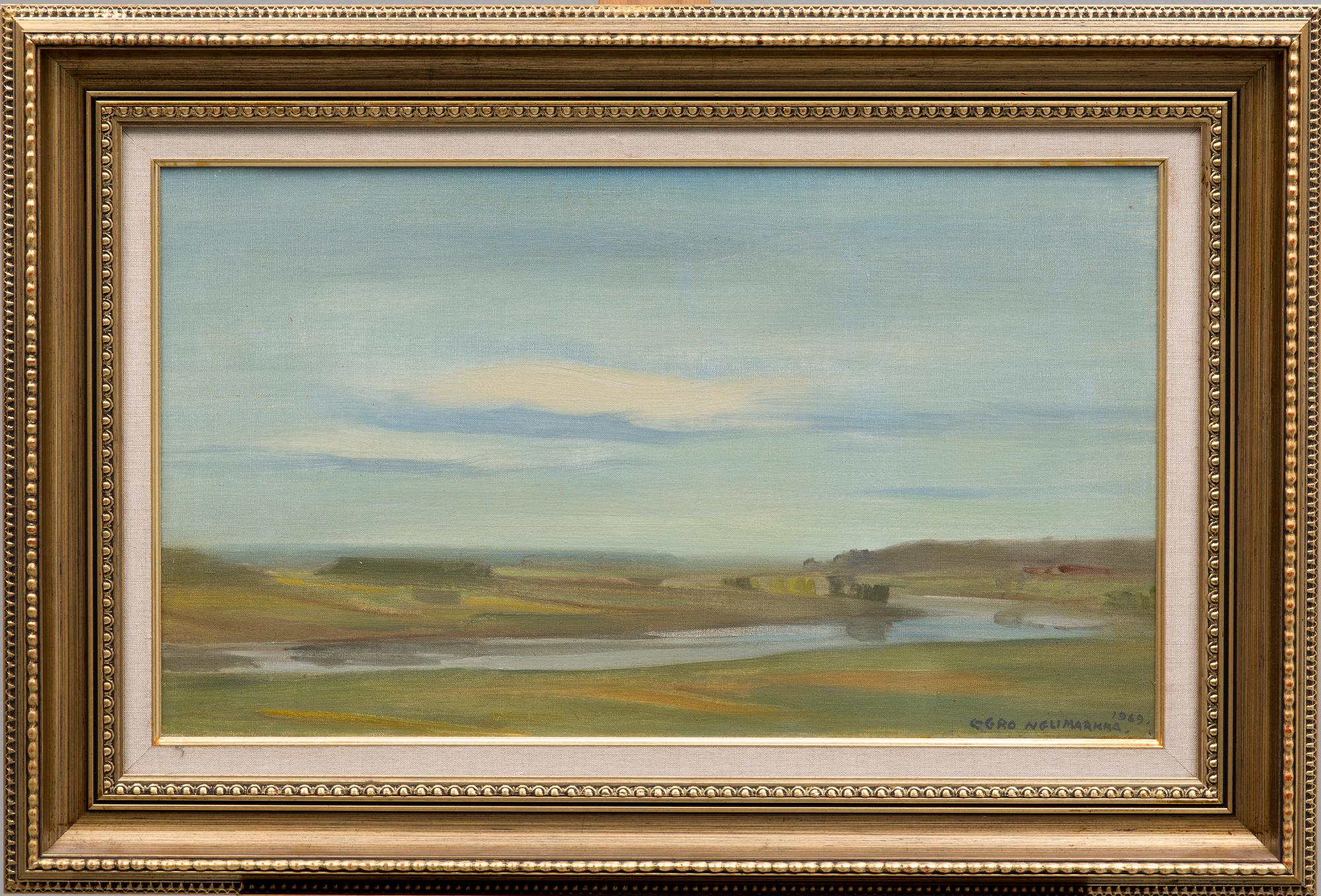 EERO NELIMARKKA,  olja på duk, signerad och daterad 1969.