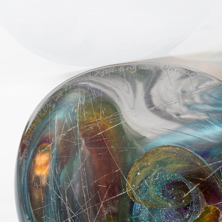 Kjell Engman, skulptur, Kosta Boda, unik, 1994.