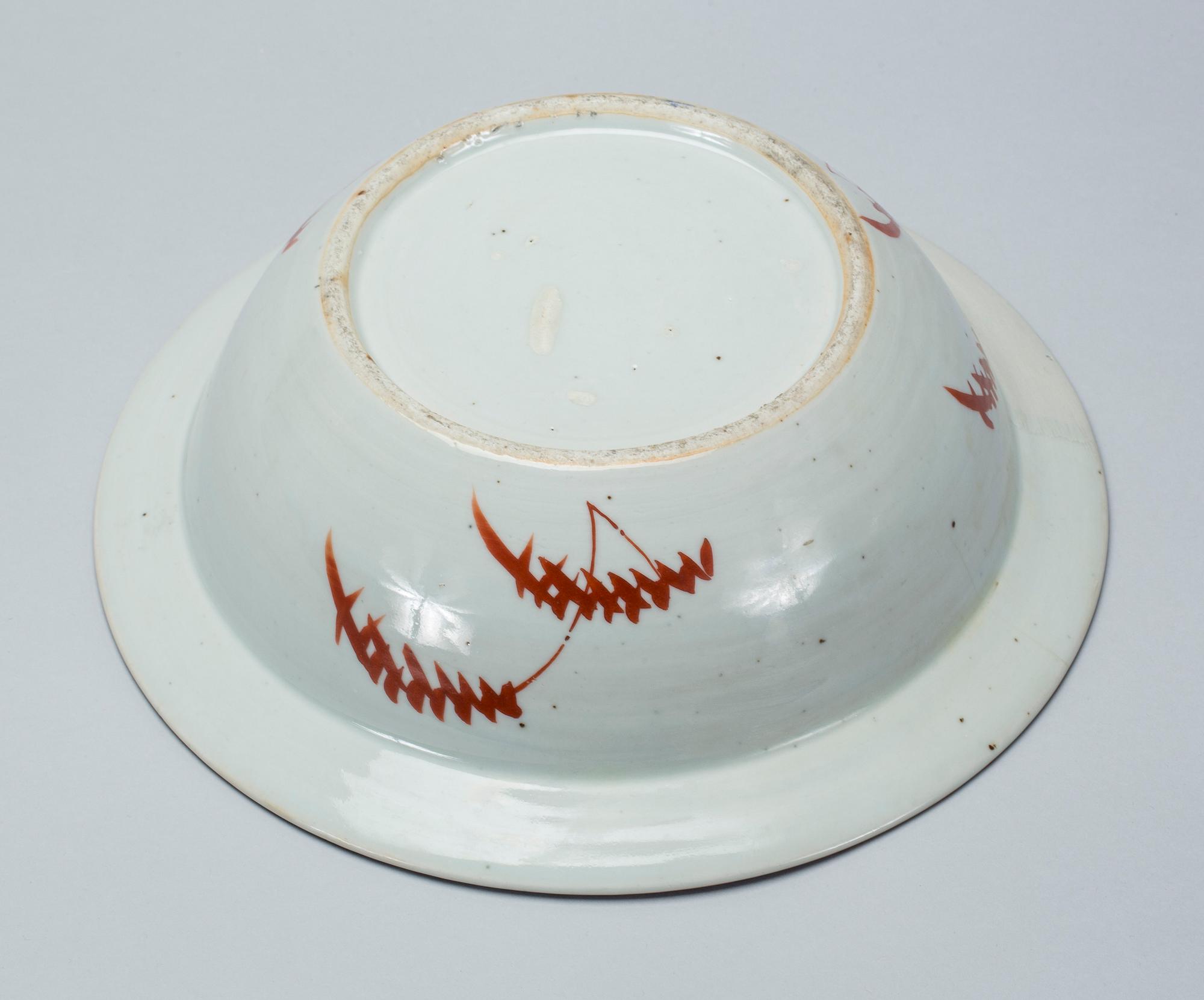 SKÅL/HANDFAT, porslin, Kina, 1800-tal.