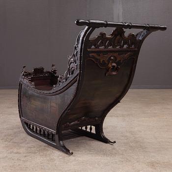 BARNVAGN MED MEDAR, Tyskland 1700-tal.