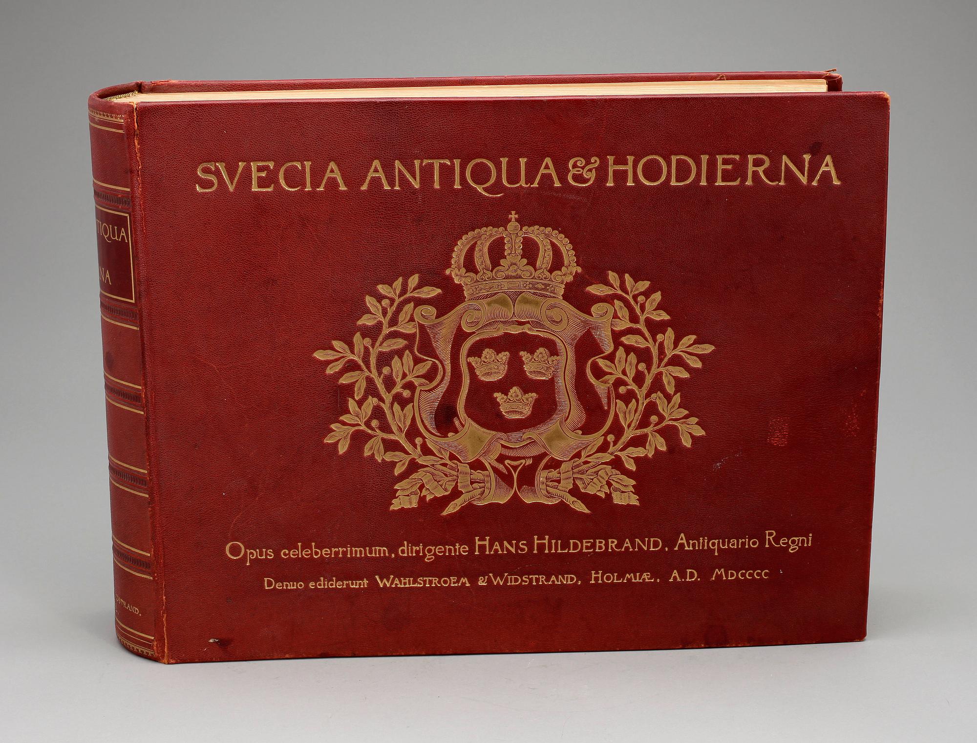 BOK, "Suecia Antiqua et Hodierna", Hans Hildebrand, Walhström & Widstrand, 1899.