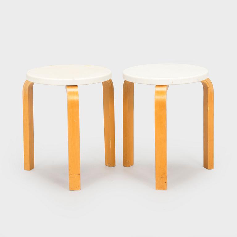 Alvar Aalto, jakkarapari, malli 60, O.Y. Huonekalu- ja Rakennustyötehdas A.B, 1957.
