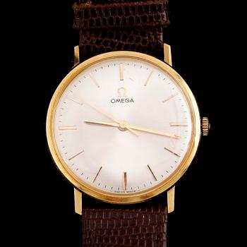 ARMBANDSUR, 18 k guld, Omega.