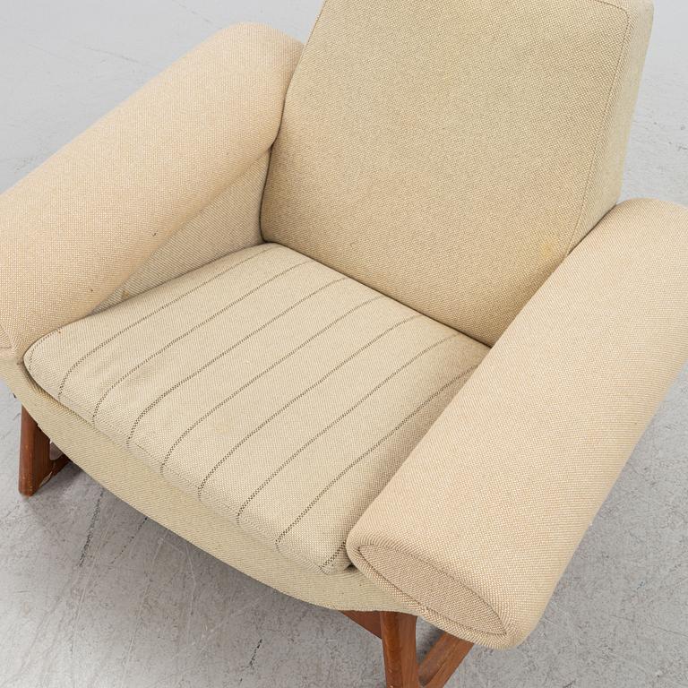 Scandinavian Modern, two armchairs, 1950s-60s.