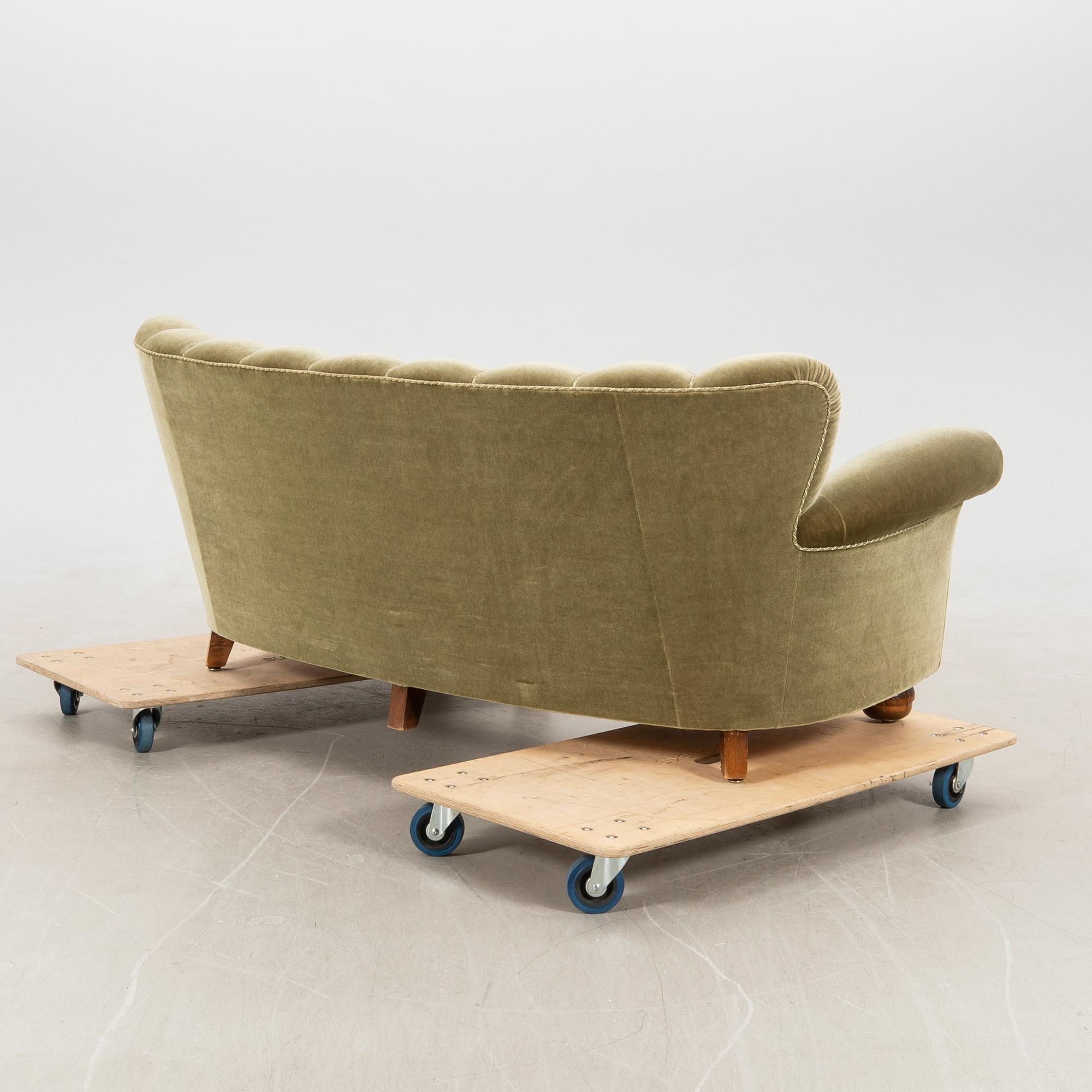 Sofa Swedish Modern 1940s.