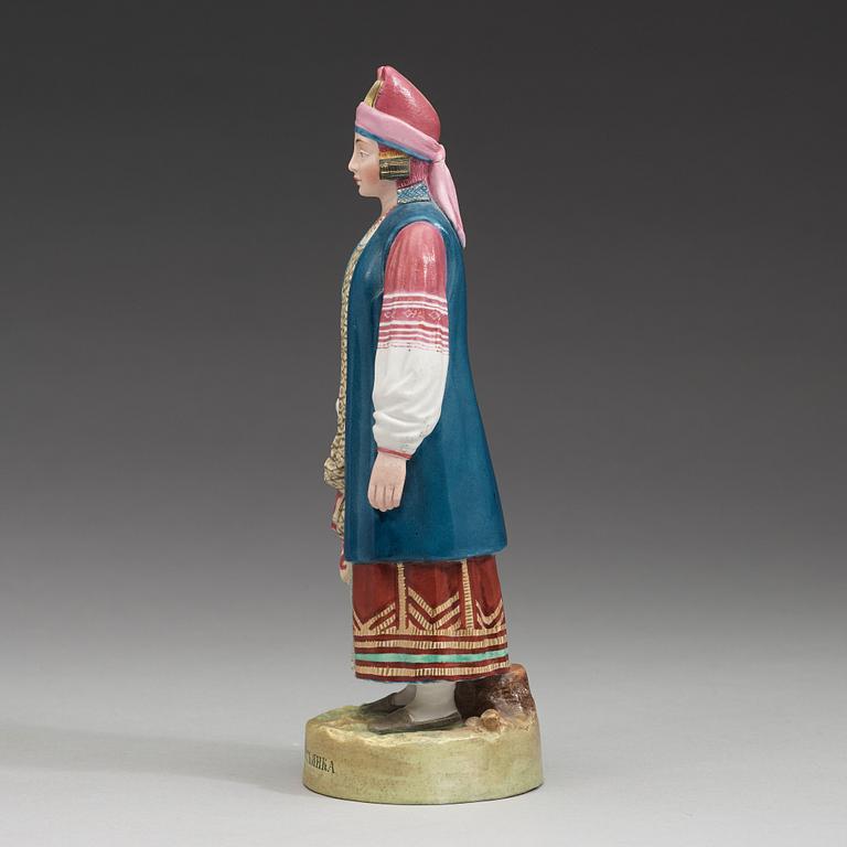 FIGURIN, biskviporslin. Gardner, Verbilki, Dmitrov gub, (1891-1917).