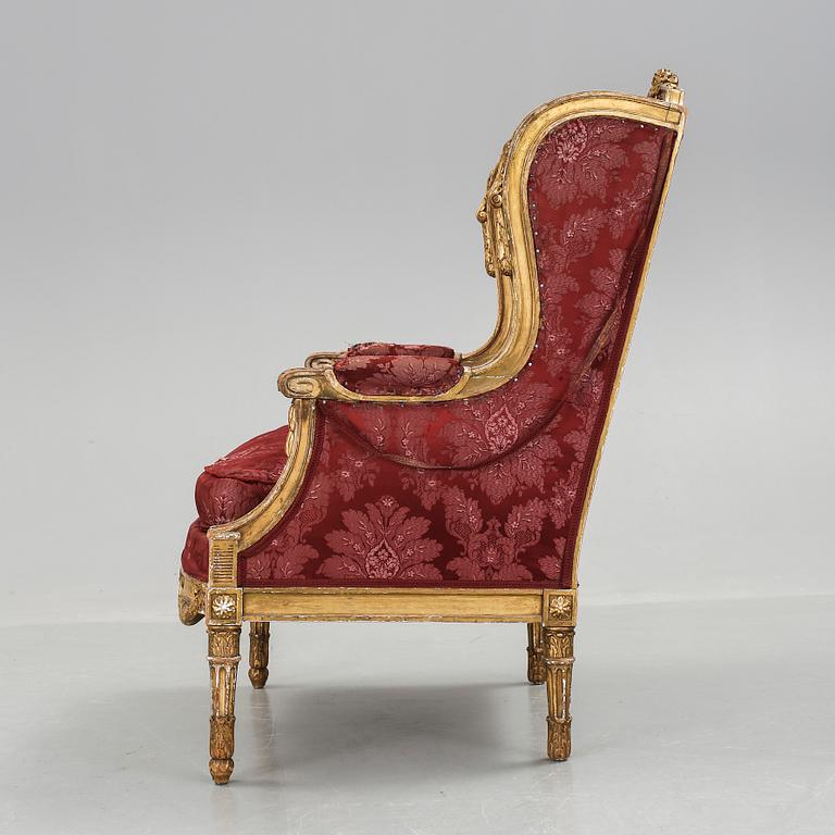 BERGERE, Louis XVI-stil, 1800-tal.