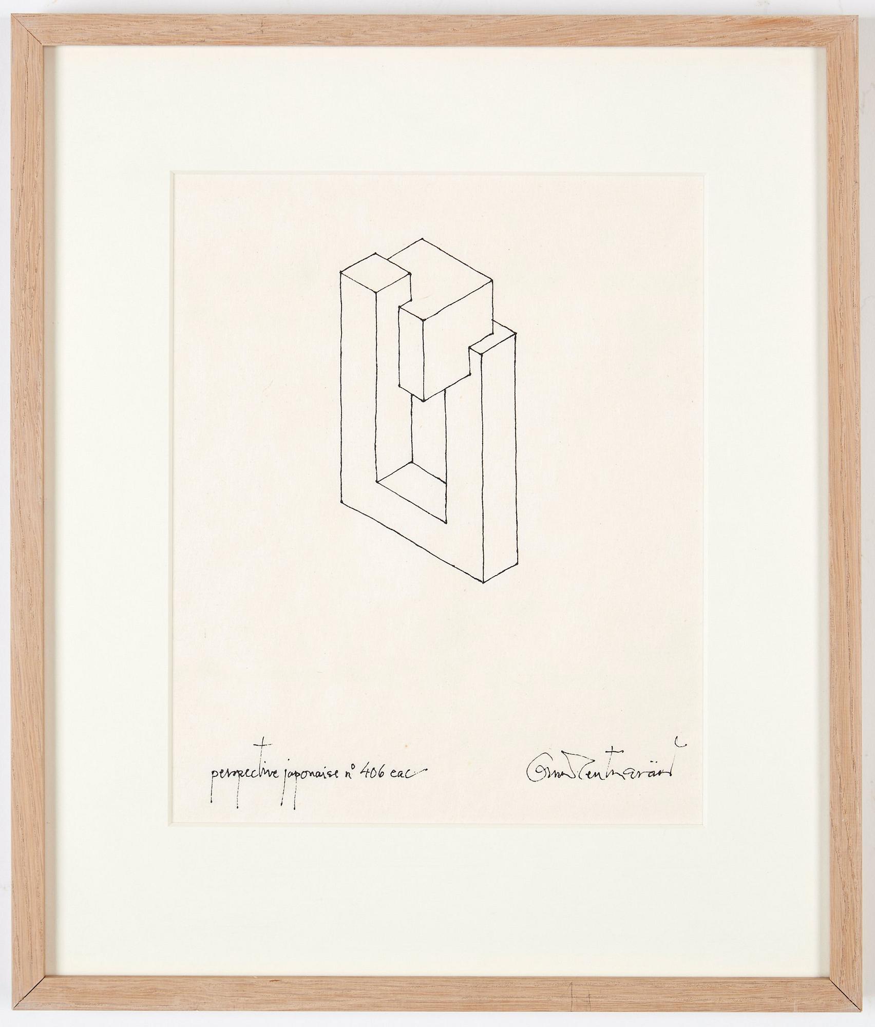 Oscar Reutersvärd, "Perspective japonaise no 406 eac".