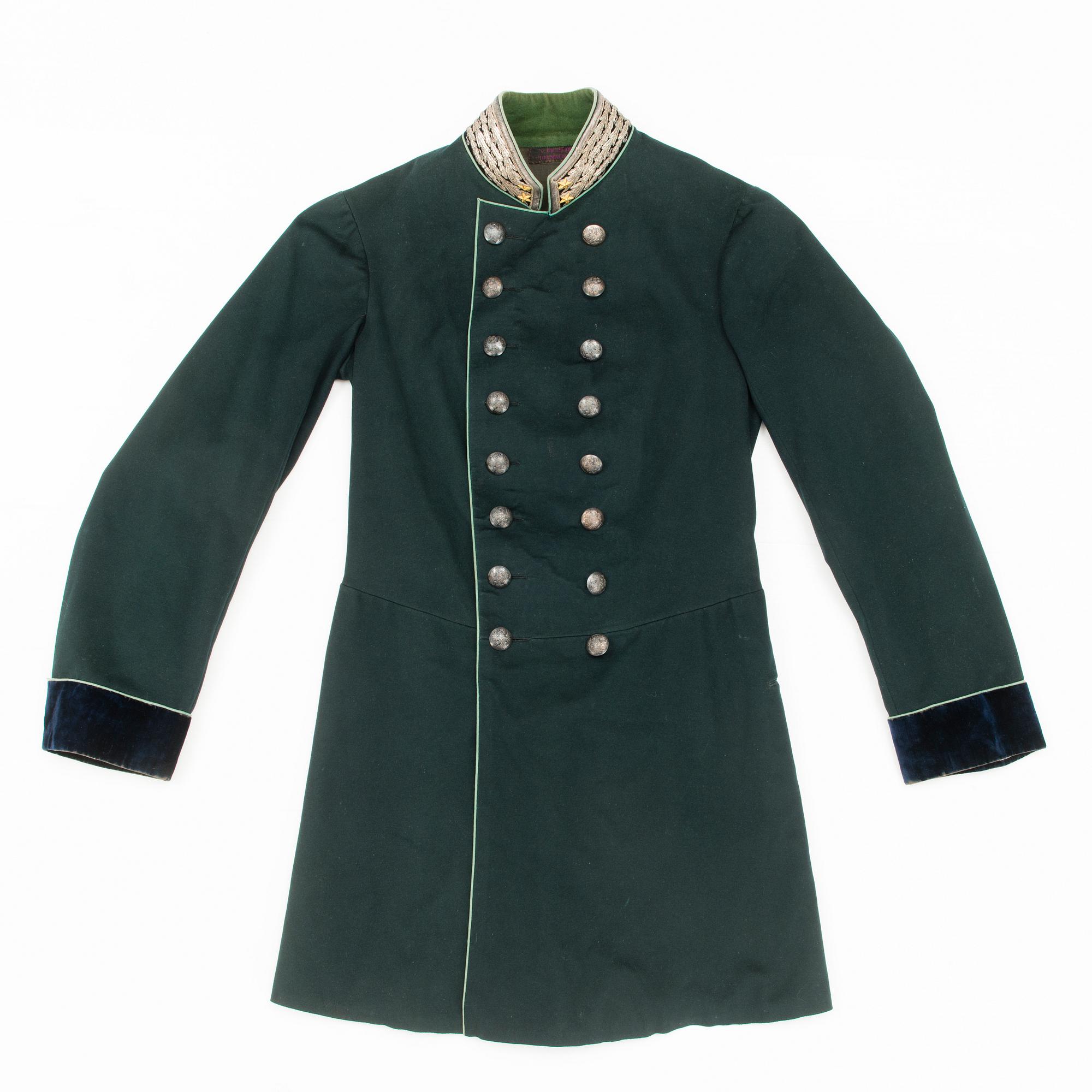 An early 20th Century Imperial Russian official dress coat.