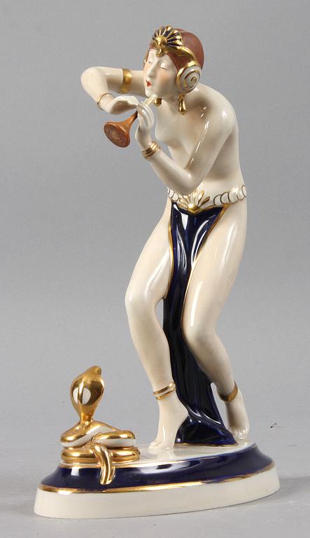 FIGURIN, porslin, Royal Dux, 1900-tal.