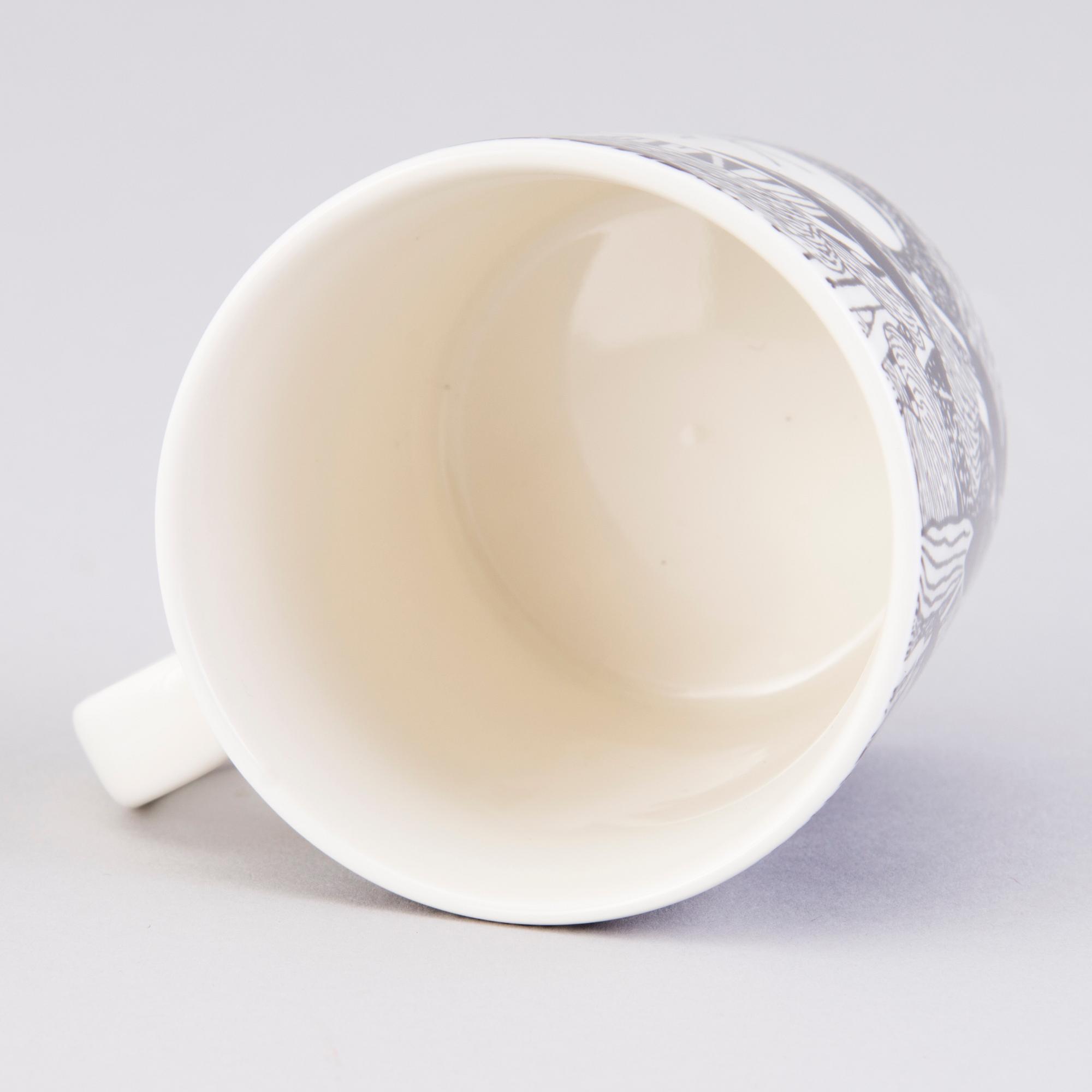 MOOMIN-MUG, porcelain, 'Moomintroll daydreaming', Moomin Characters, Arabia 2005.