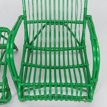 Puutarhatuoli/ lepotuoli, malli  153 ja rahi, malli 1514, Artekin piirustuskonttori, 1950-luvun alku.