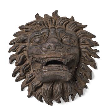 362. Anna Petrus, a cast iron mascaron, Näfveqvarns bruk, Swedish Grace.
