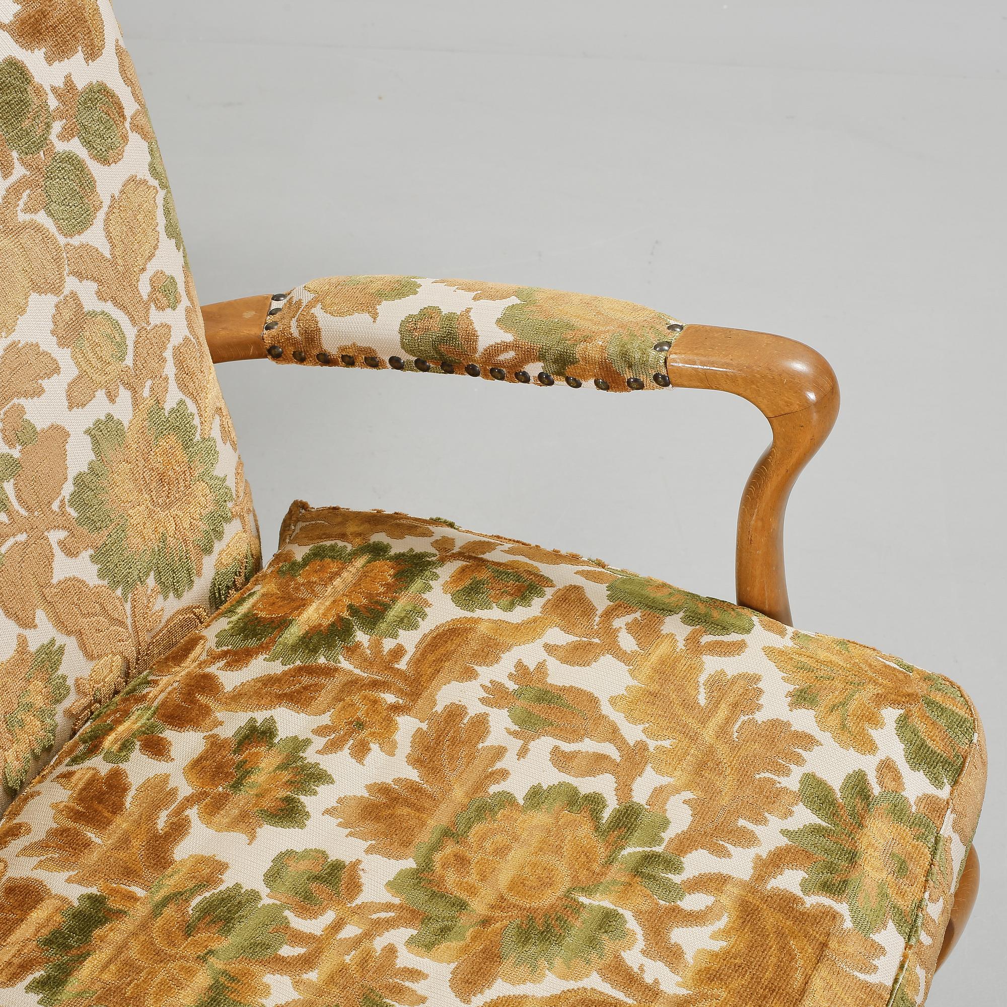SOFFA OCH TVÅ FÅTÖLJER, Knolls internationella möbler, 1940-50-tal.