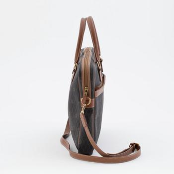 CHRISTIAN DIOR, a brown bag briefcase.