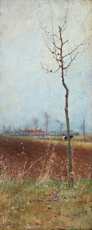 Nils Kreuger, "Gråväder", Knapegård (Grey weather, Knapegård).