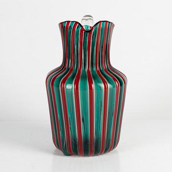 Gio Ponti, kanna, glas, Venini, Murano, Italien, 1950-tal, modell 909.