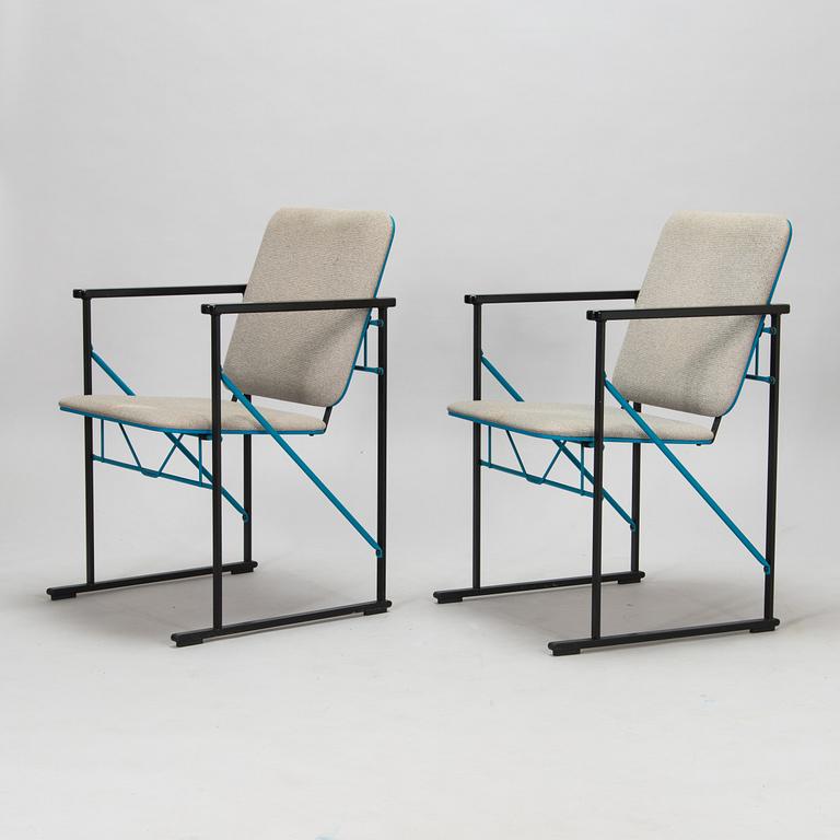 Yrjö Kukkapuro, karmstol, modell A-502, Avarte 1980-talets slut.