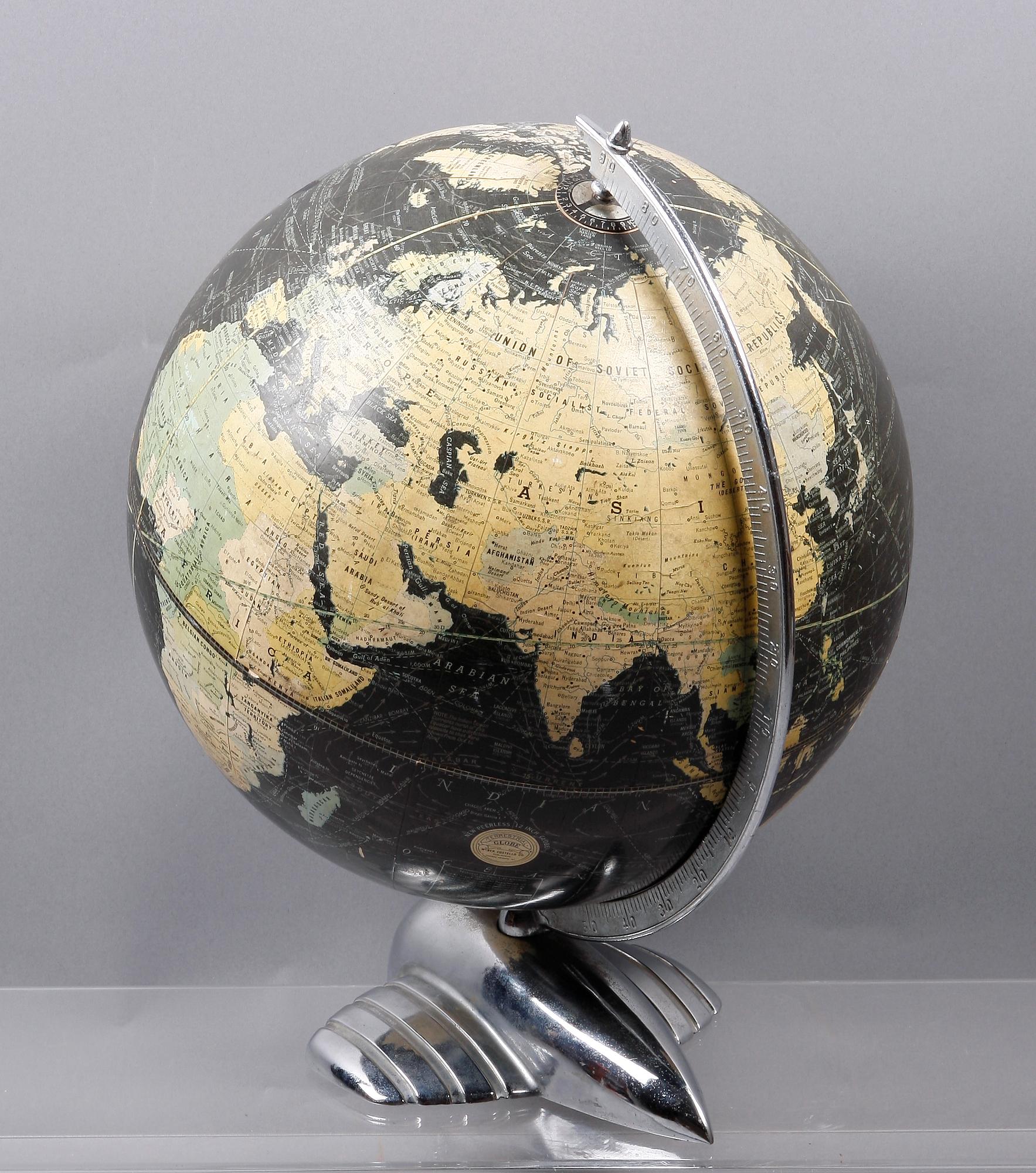 JORDGLOB, Weber Costello Co., USA, 1930-tal.