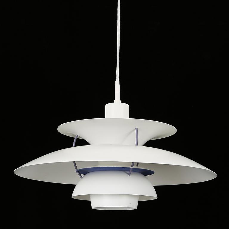 TAKLAMPA, "PH-lampa", Poul Henningsen, Louis Poulsen, 1900-talets fjärde kvartal. Höjd ca 27 cm.