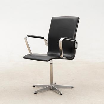 Arne Jacobsen, armchair/office chair "Oxford" for Fritz Hansen Denmark,