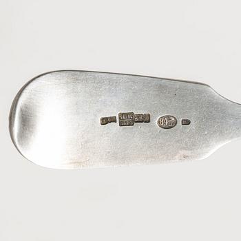 A set of silver cutlery, mostly Estonian (34 pcs).