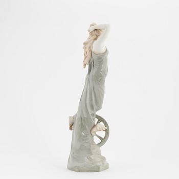 Theodore Schoop Bernard Bloch, a ceramic Art Nouveau figurine, early 20th Century.