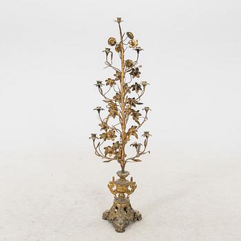 A French late 19th century /20th century candelabra.