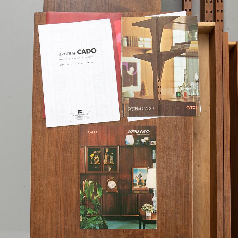 Poul Cadovius, Hyllsystem, "System Cado", teak, Danmark 1960-tal.