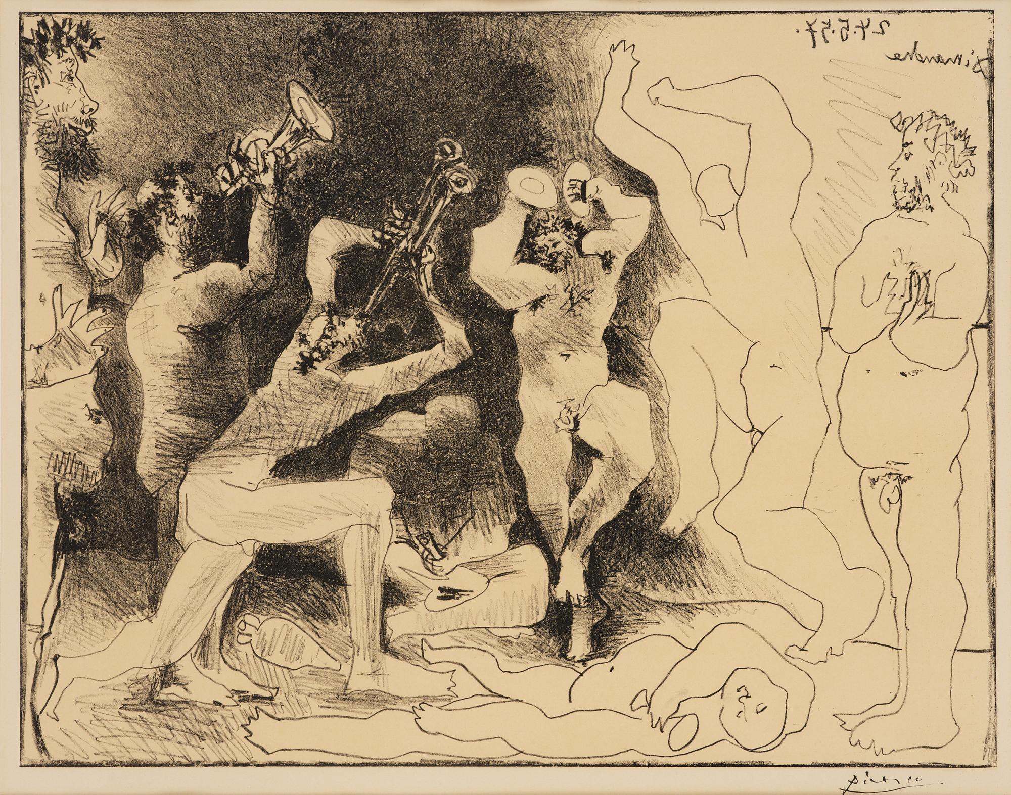 Pablo Picasso, efter, "La danse des faunes".