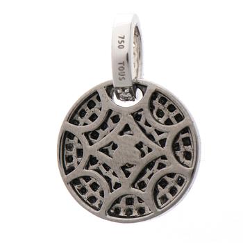 A PENDANT, brilliant cut black and colorless diamonds, 18K white gold. Tous, Spain.