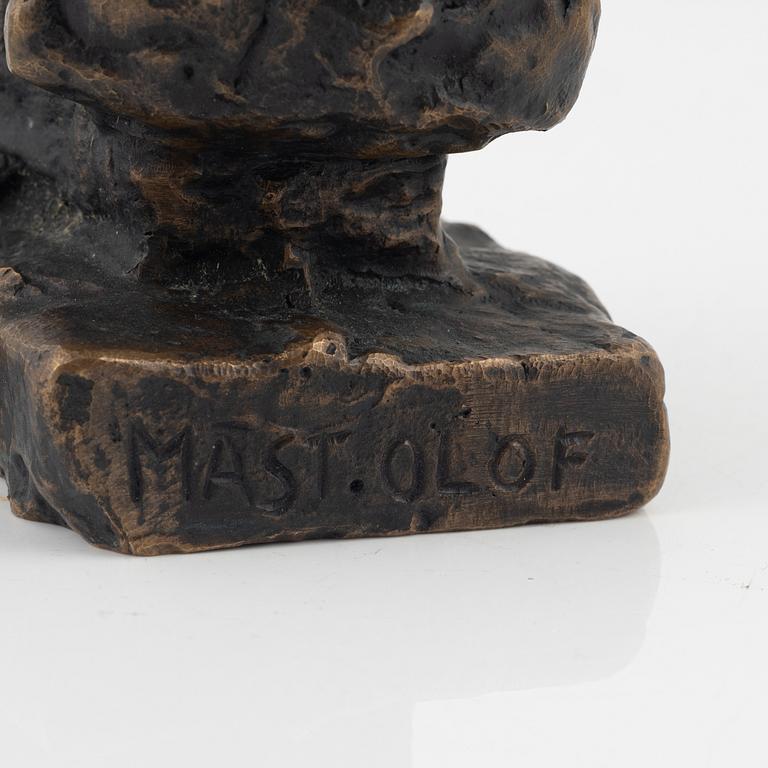 Bror Marklund, sculpture, signed, bronze, height 24 cm.