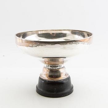 A Swedish silver footed bowl, mark of GAB, Stockholm 1928.