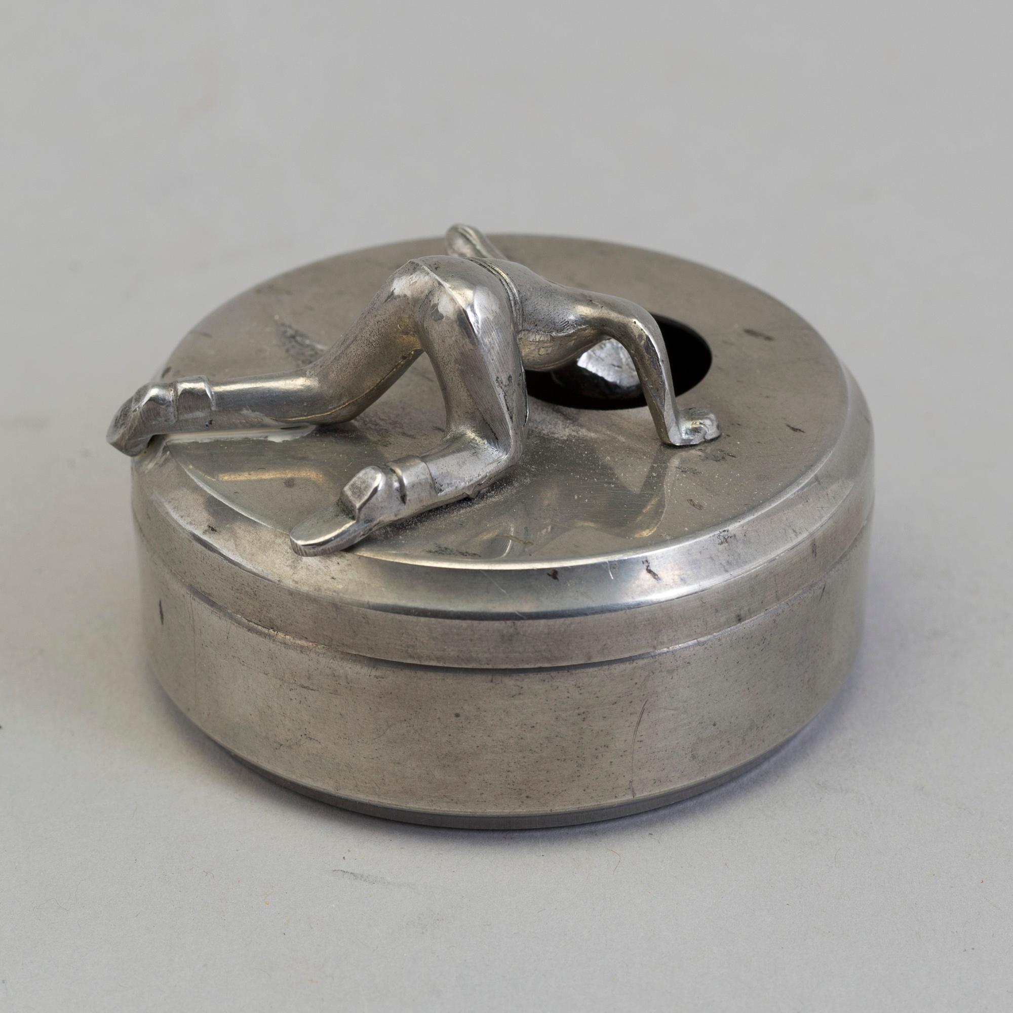 A 1930´s/1940´s pewter box, Widerholm and Dahlberg, Eskilstuna.