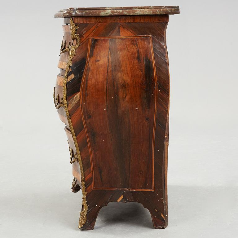 A Swedish Rococo commode by Christopher Tietze (master in Stockholm 1764-1791).