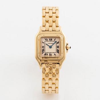 Cartier, Panthère, armbandsur, 21,5 x 21,5 (29,5) mm.