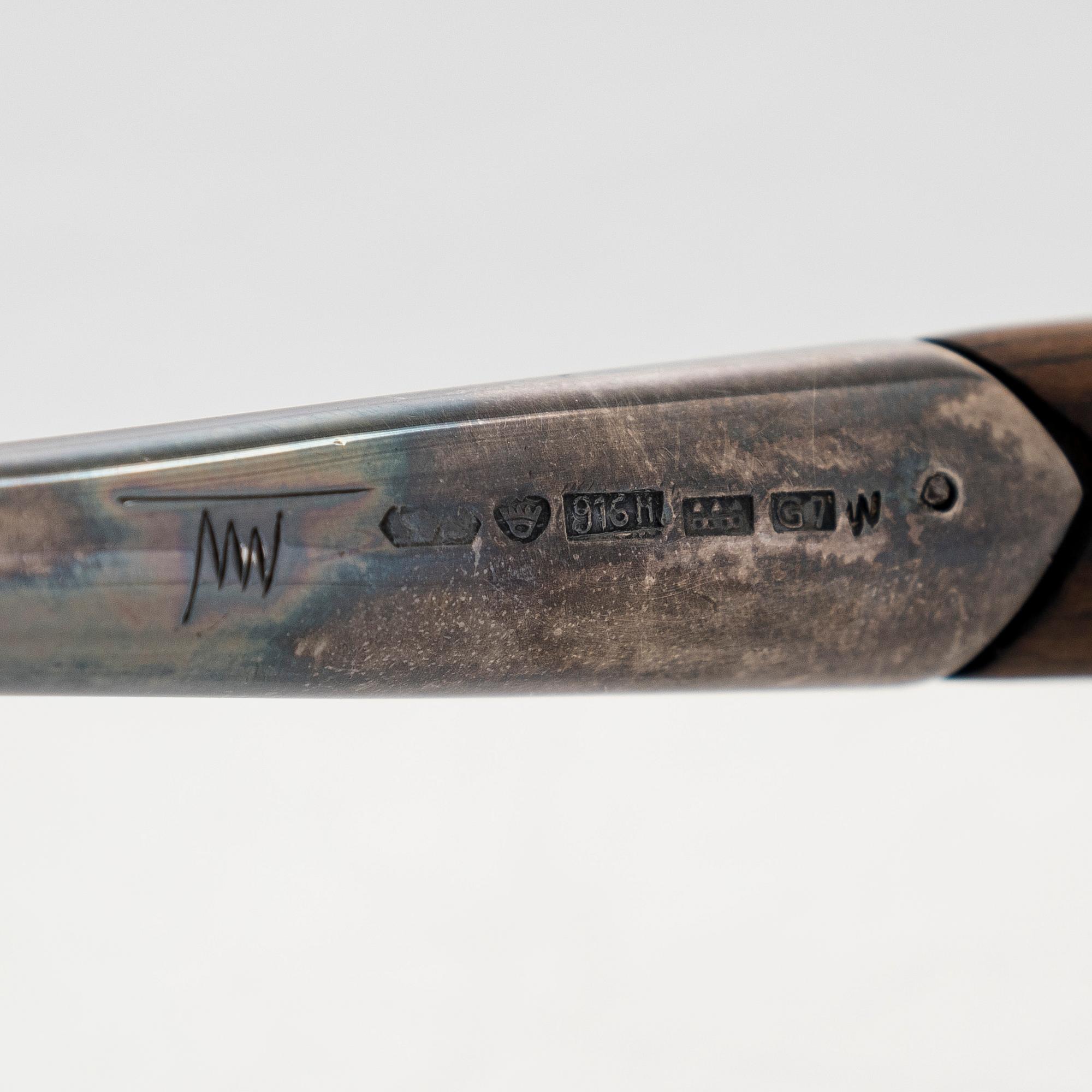 Tapio Wirkkala, malja, TW 85, hopeaa, Kultakeskus, Hämeenlinna 1960.