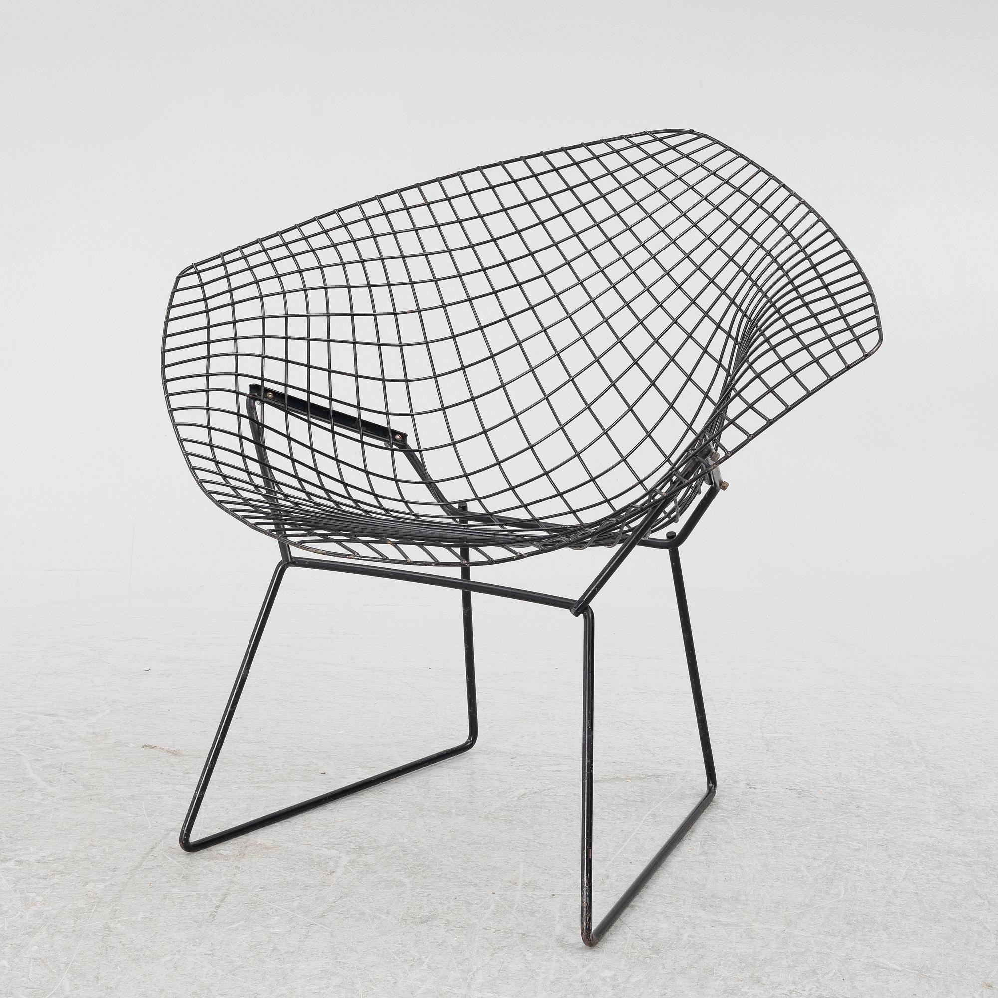 Harry Bertoia, Henry Bertoia, armchair, "Diamond Chair".