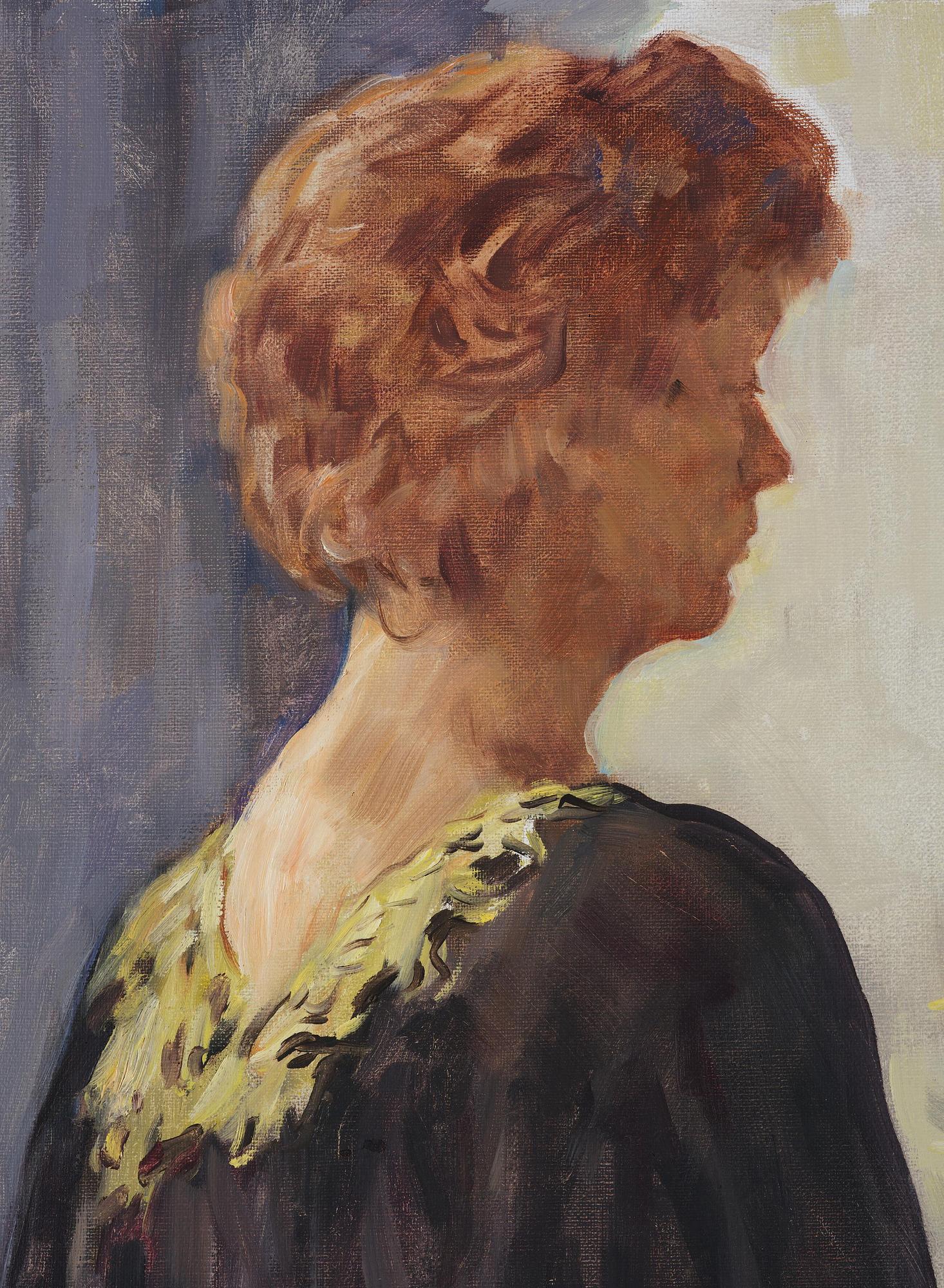 Lotte Laserstein, Seated lady.