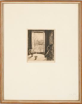 Harald Sallberg · HARALD SALLBERG, etsning, sign.