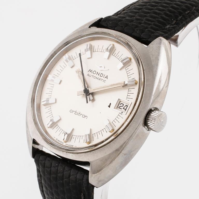 MONDIA, Orbitron, wristwatch, 35 mm.