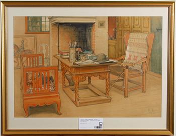 LARSSON, CARL, efter, färglitografi. Utgiven av Idun Stockholm.