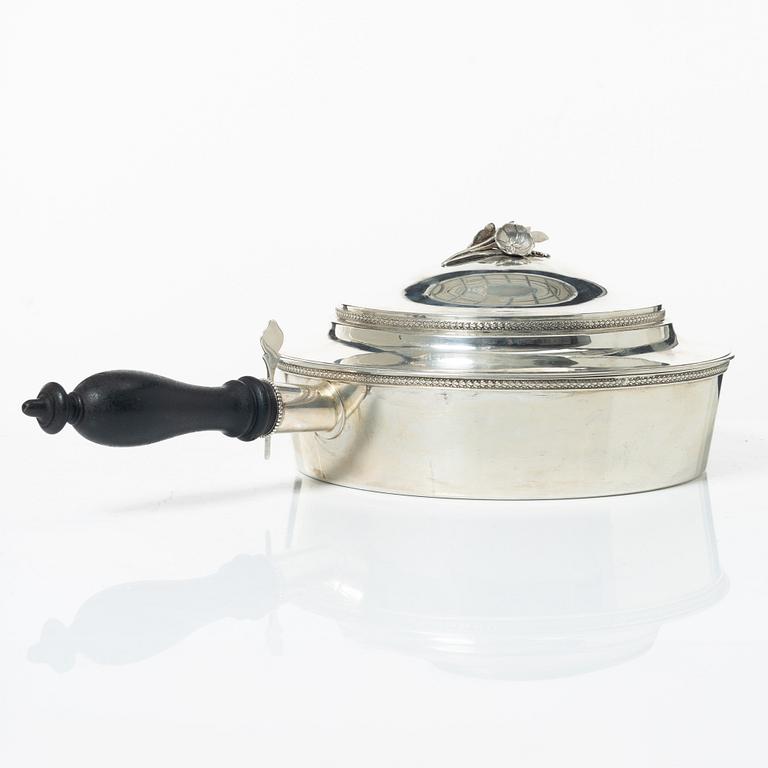 Karott med lock, silver, Carl Sandberg, Ystad 1903.