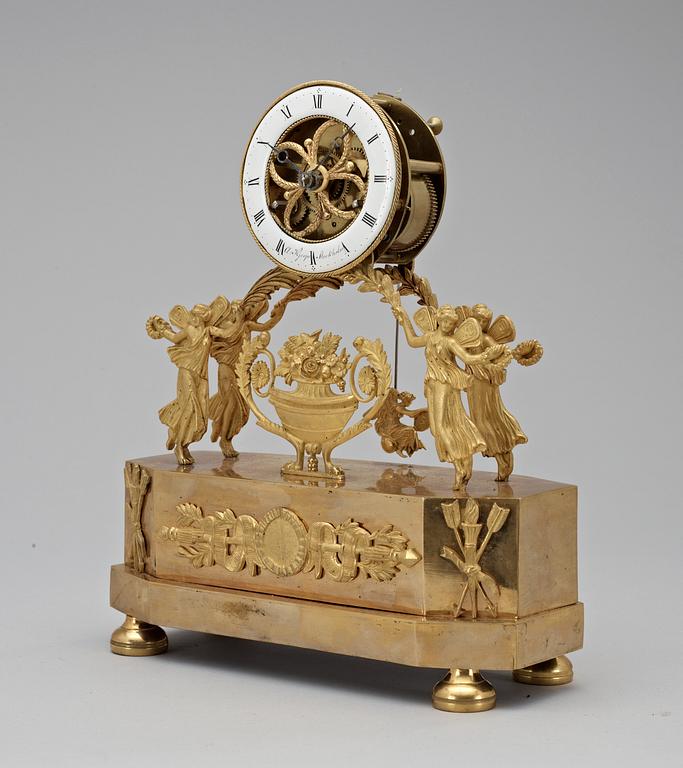A Swedish Empire 1820's mantel clock.