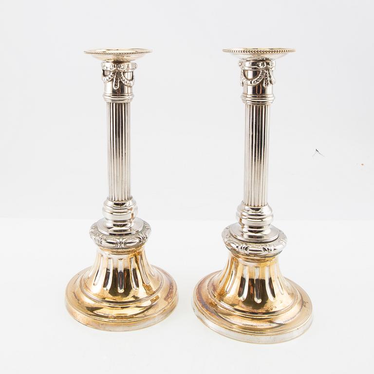 Candelabras, a pair "Väsby" from IKEA's 18th-century series, late 20th century.