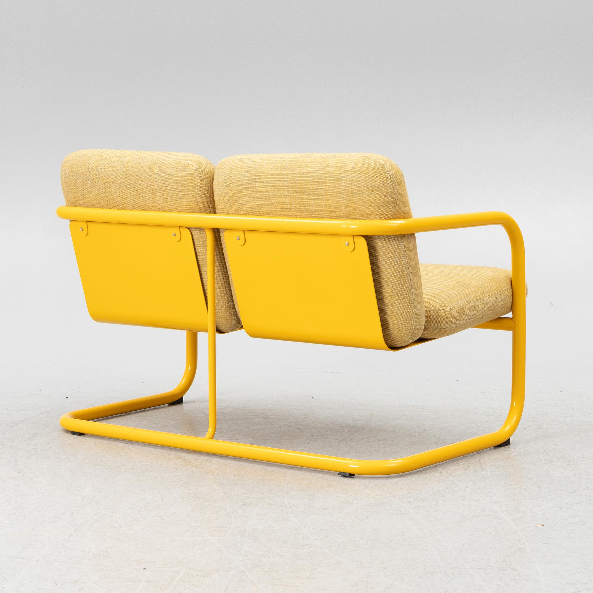 Börge Lindau & Bo Lindekrantz, soffa, "S70-5", Lammhults, modellen formgiven 1968.